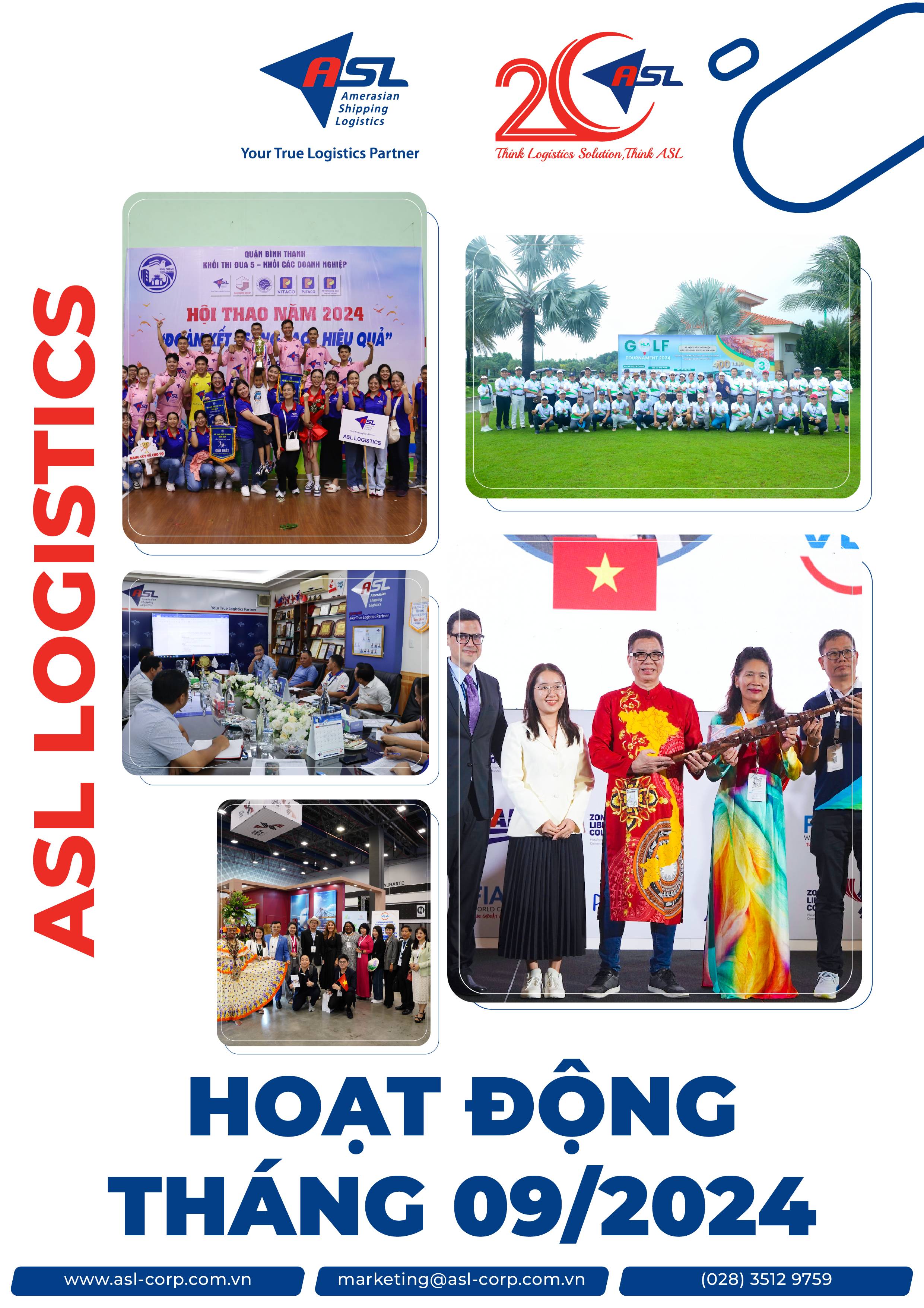 TỔNG KẾT CÁC HOẠT ĐỘNG TIÊU BIỂU TRONG THÁNG 09/2024 - ASL LOGISTICS	